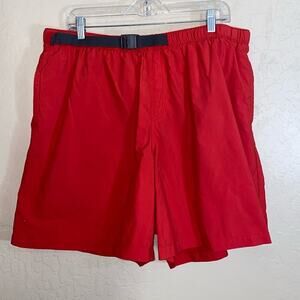 Columbia Omni shade red swim trunks